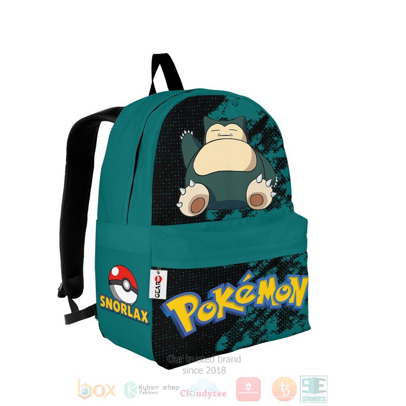 Snorlax Anime Pokemon Backpack 1