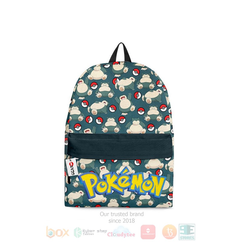 Snorlax Pokemon Anime Backpack