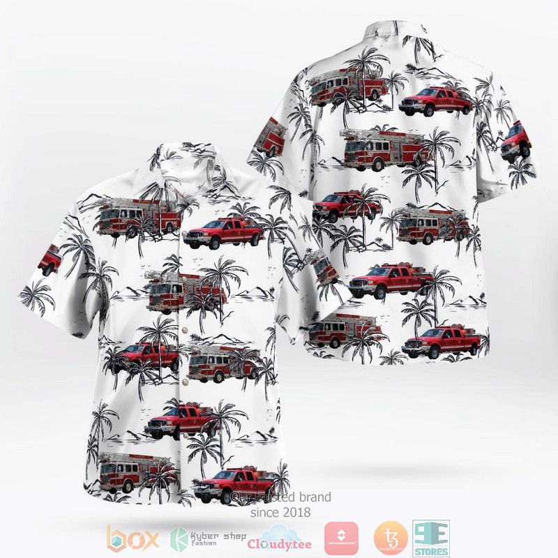 NEW Snow Hill Volunteer Fire Company Hawaii Shirt word3