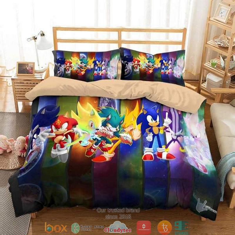 Sonic The Hedgehog Duvet Cover Bedroom Set