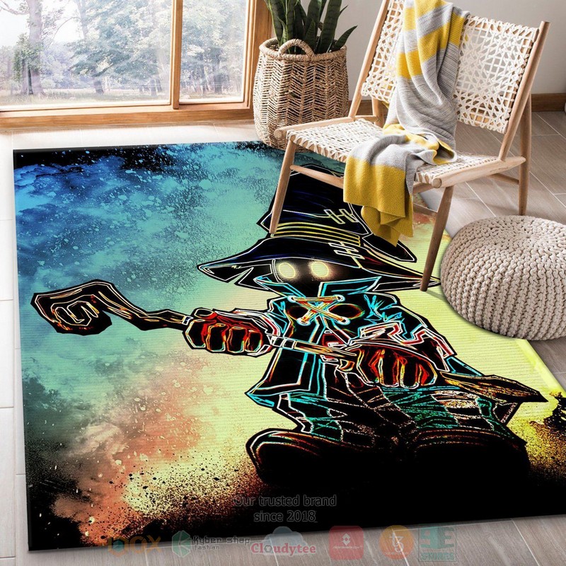 Soul of The Black Mage Manga Hero Area Rugs 1