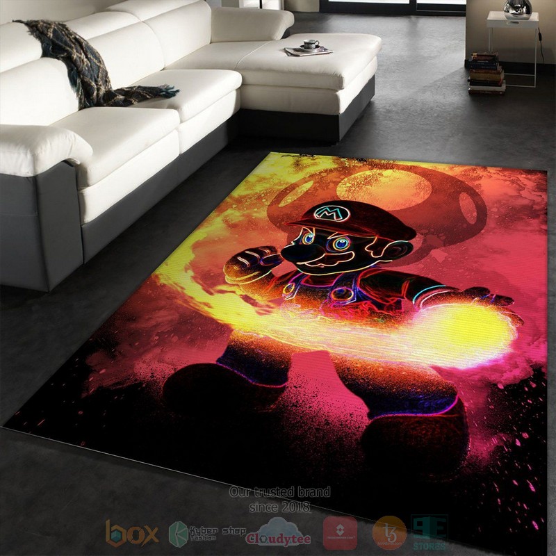 Soul of The Red Plumber Area Rugs