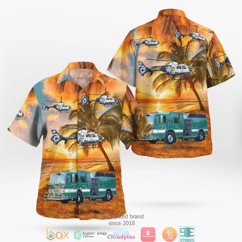 South Berkeley Volunteer Fire Company West Virginia Hawaiian Shirt