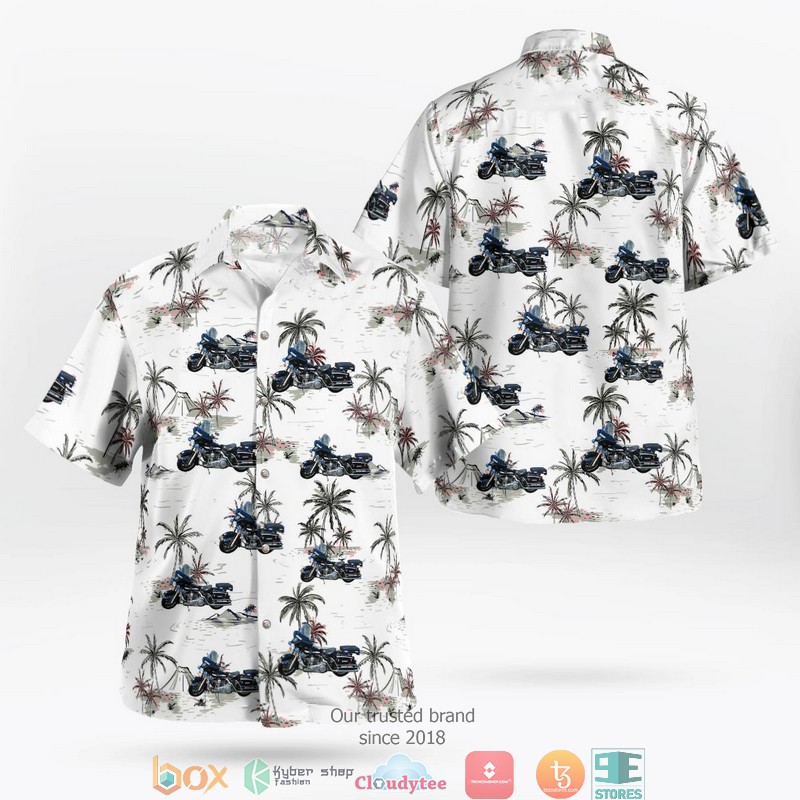 South Carolina Beaufort County Sheriff Office Motor Hawaiian Shirt word3