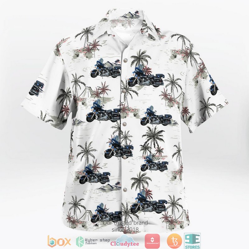 South Carolina Beaufort County Sheriff Office Motor Hawaiian Shirt word2