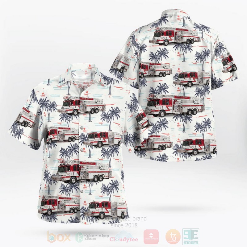 BEST South Jordan City Fire Department 3D Aloha Shirt 1 South Jordan City Fire Department Hawaiian Shirt