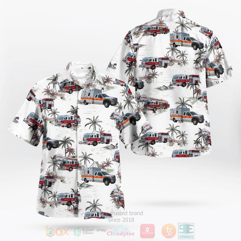 BEST Southaven, DeSoto County, Mississippi, Southaven Fire Department 3D Aloha Shirt word1
