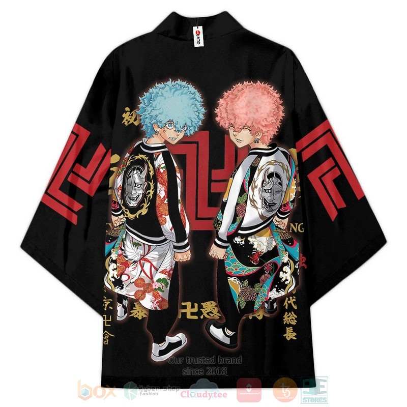 BEST Souya & Nahoya Kawata Tokyo Revengers Anime Japan 3D Print Kimono 4 Souya Nahoya Kawata Tokyo Revengers Anime Inspired Kimono 1 2 3