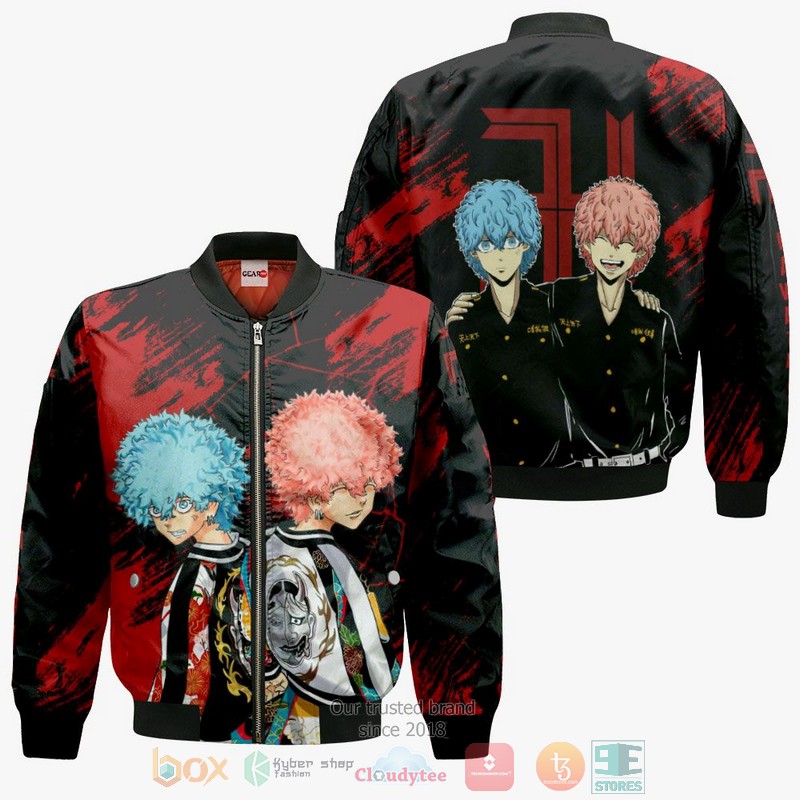 NEW Souya and Nahoya Kawata Anime Tokyo Revengers Full Printed 3D Sweater, Hoodie 4 Souya and Nahoya Kawata Anime Tokyo Revengers 3D Hoodie Bomber Jacket 1 2 3