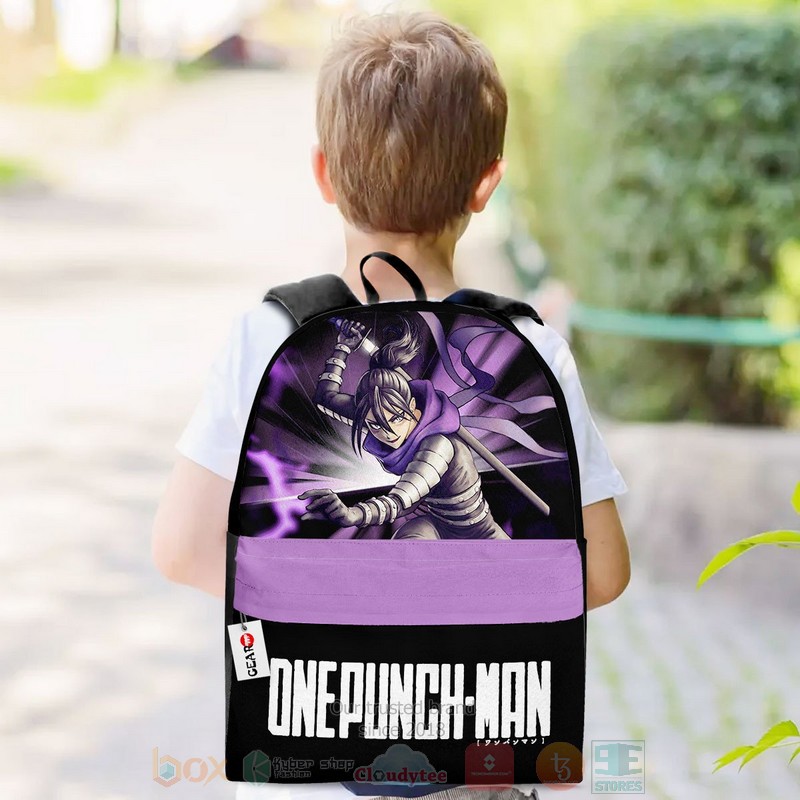 BEST Speed-o'-Sound Sonic Anime One-Punch Man 3D Print Backpack 3 Speed o Sound Sonic Anime One Punch Man Backpack 1 2