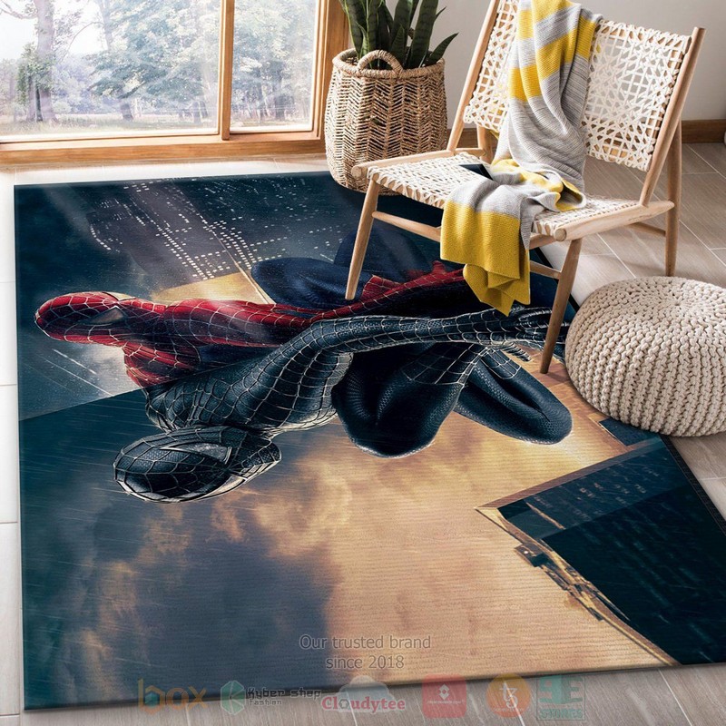 Spiderman Ft Venom Hero Area Rugs