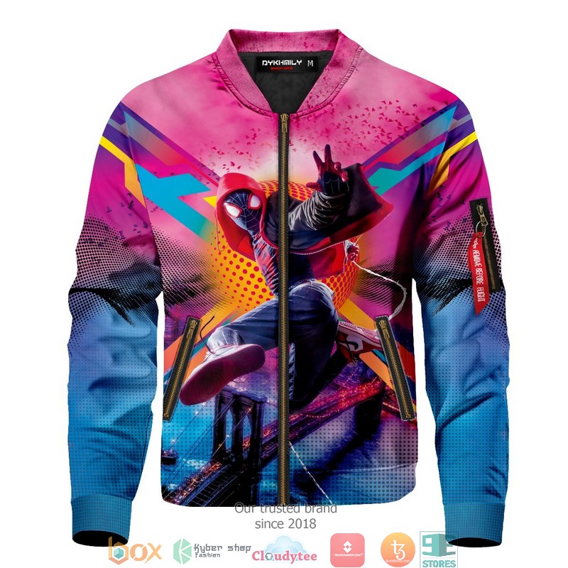 Spidey Miles Signed Bomber Jacket