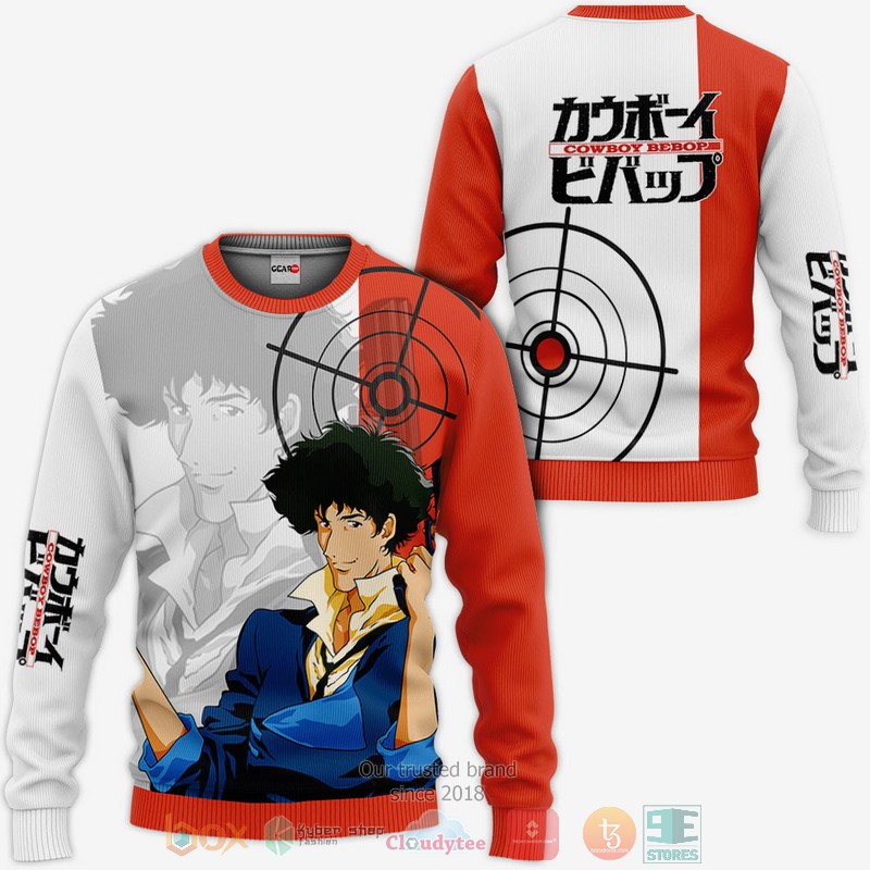 NEW Spike Spiegel Anime Cowboy Bebop Full Printed 3D Sweater, Hoodie 2 Spike Spiegel Anime Cowboy Bebop 3D Hoodie Bomber Jacket 1