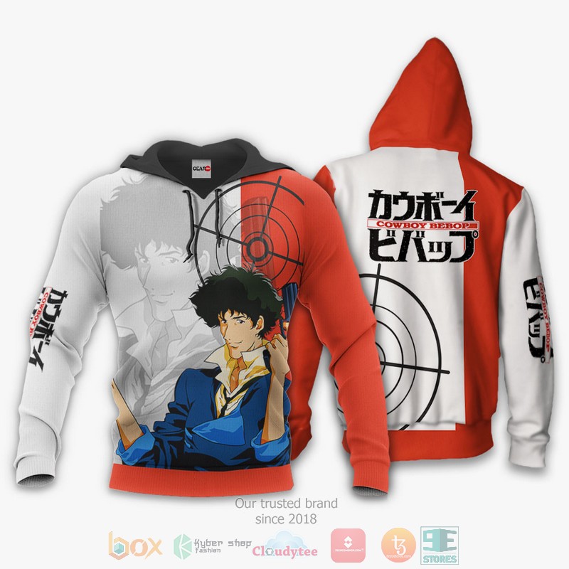 NEW Spike Spiegel Anime Cowboy Bebop Full Printed 3D Sweater, Hoodie 3 Spike Spiegel Anime Cowboy Bebop 3D Hoodie Bomber Jacket 1 2
