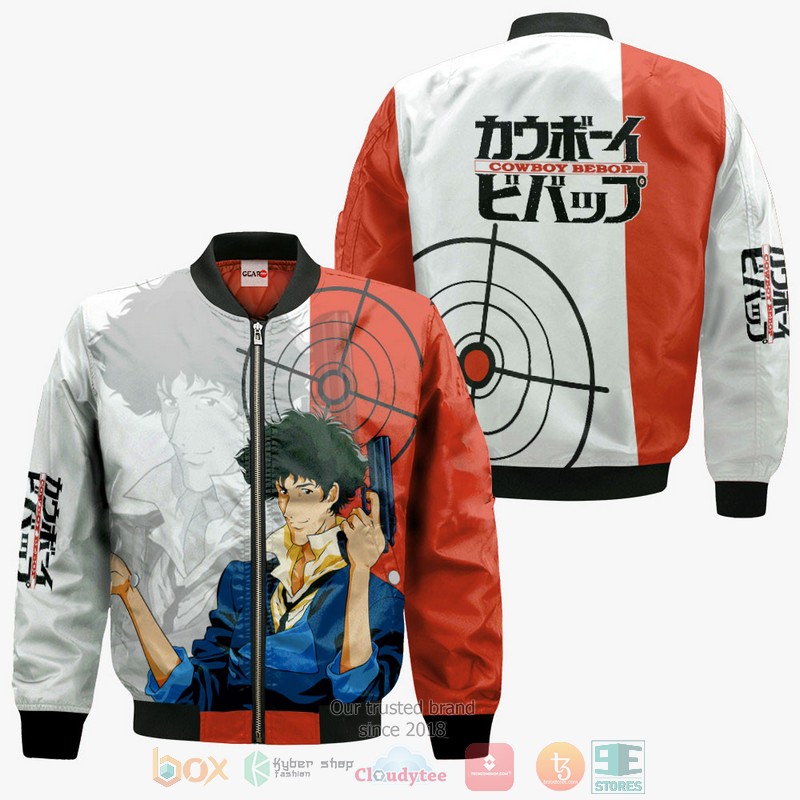 NEW Spike Spiegel Anime Cowboy Bebop Full Printed 3D Sweater, Hoodie 4 Spike Spiegel Anime Cowboy Bebop 3D Hoodie Bomber Jacket 1 2 3