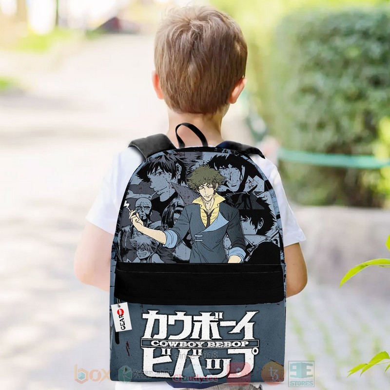 BEST Spike Spiegel Cowboy Bebop Manga Mix Anime 3D Print Backpack 3 Spike Spiegel Cowboy Bebop Anime Manga Backpack 1 2