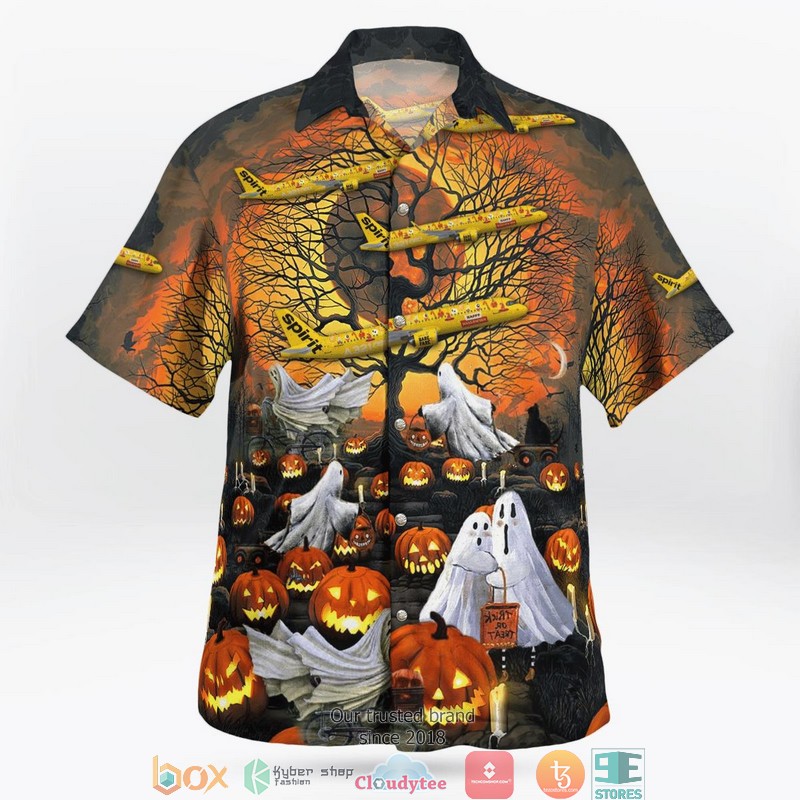 NEW Spirit A321 Neo Halloween Hawaii Shirt 2 NEW Spirit A321 Neo Halloween Hawaii Shirt word1
