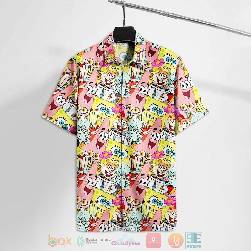 Squarepants Sponge And Friends Hawaiian Shirt