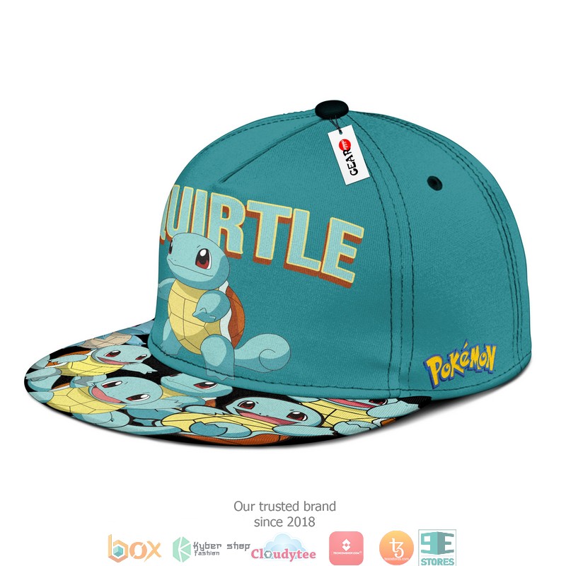 Squirtle Pokemon Anime Gift For Otaku Snapback hat 3 Squirtle Pokemon Anime Gift For Otaku Snapback hat 1 2