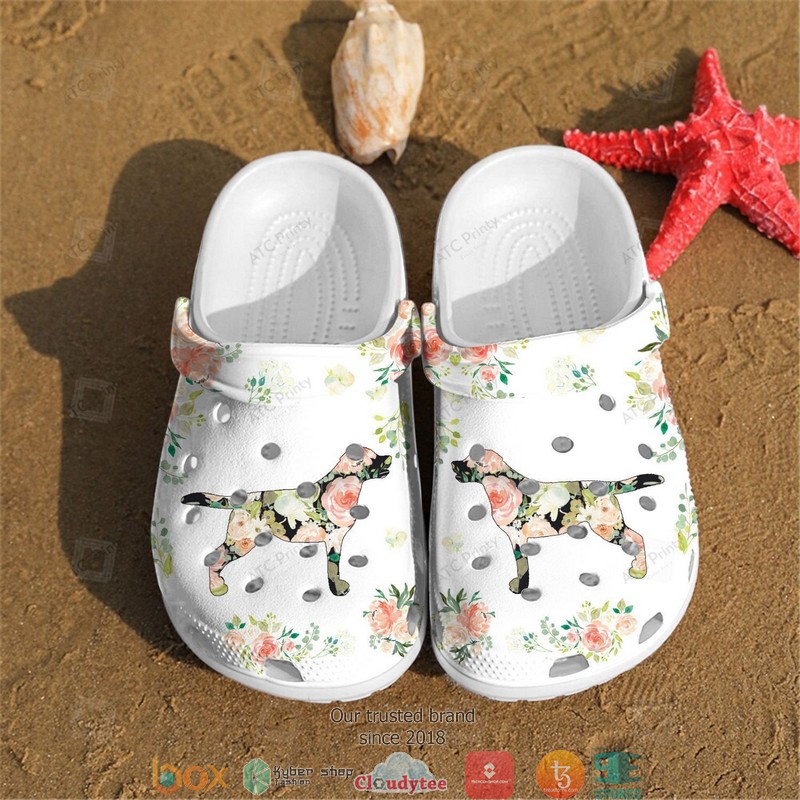 Staffordshire Terrier Flower body Crocband Clogs