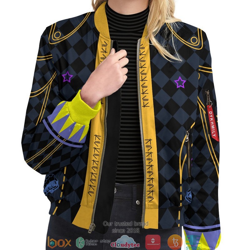 Star Platinum Bomber Jacket word2
