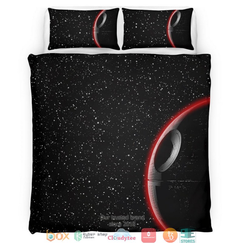 Star Space Black Red Galaxy Bedding Set 4 Star Space Black Red Galaxy Bedding Set 1 2 3