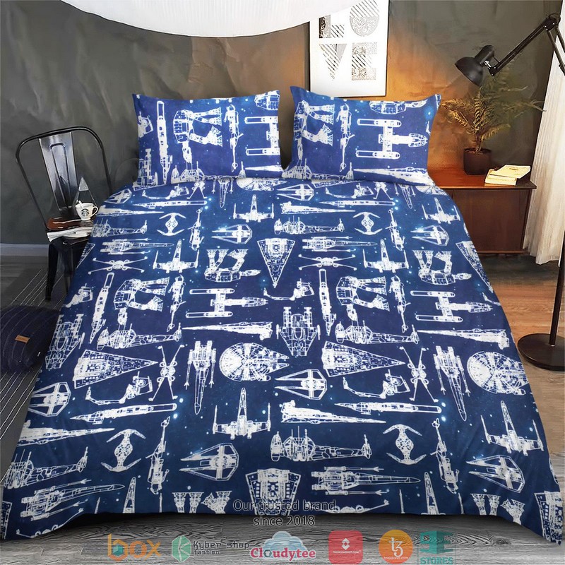 Star Space Navy Bedding Set