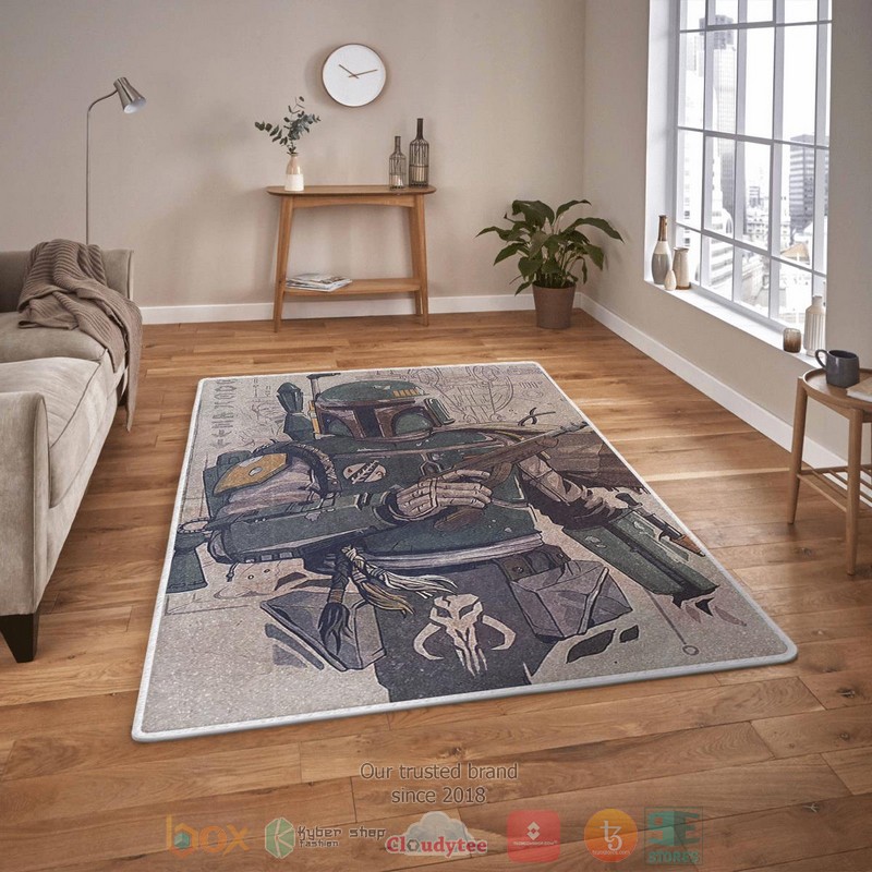 Star War Boba Fett rug