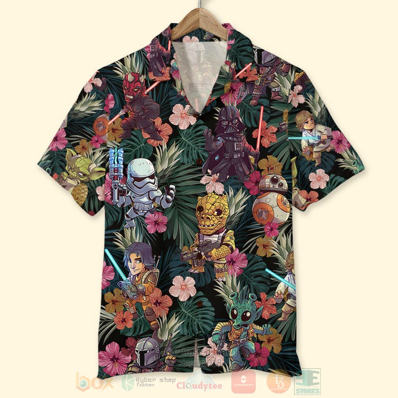 BEST Star Wars-Chibi Star Wars Characters 3D Aloha Shirt 6 BEST Star Wars-Chibi Star Wars Characters 3D Aloha Shirt word2