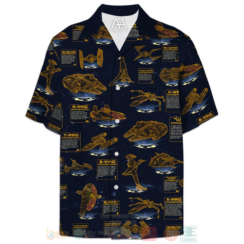 Star Wars Aircraft Collection Hawaiian Shirt