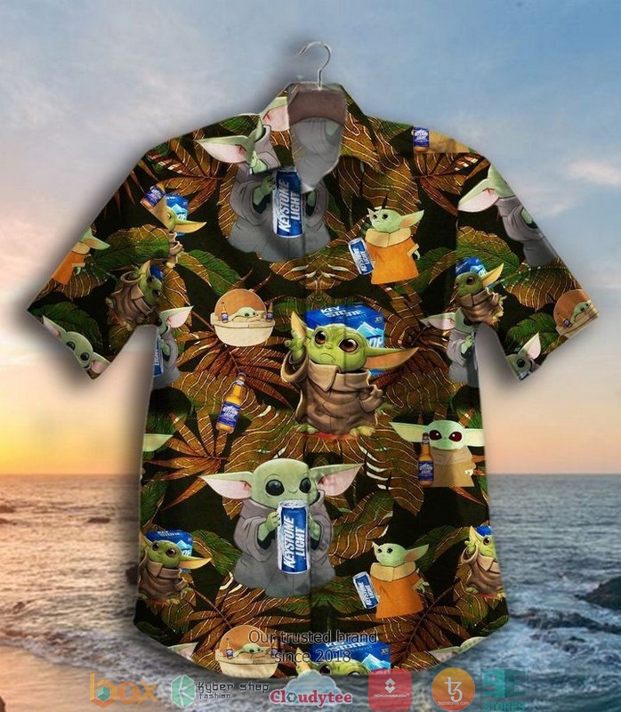 Star Wars Baby Yoda V Short Sleeve Hawaiian Shirt