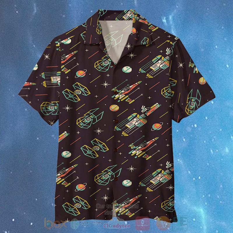 BEST Star Wars Black 3D Aloha Shirt 2 BEST Star Wars Black 3D Aloha Shirt word3