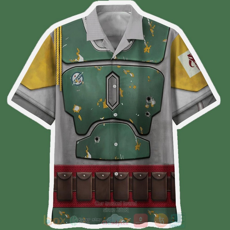 Star Wars Boba Fett Cosplay Short Sleeve Hawaiian Shirt