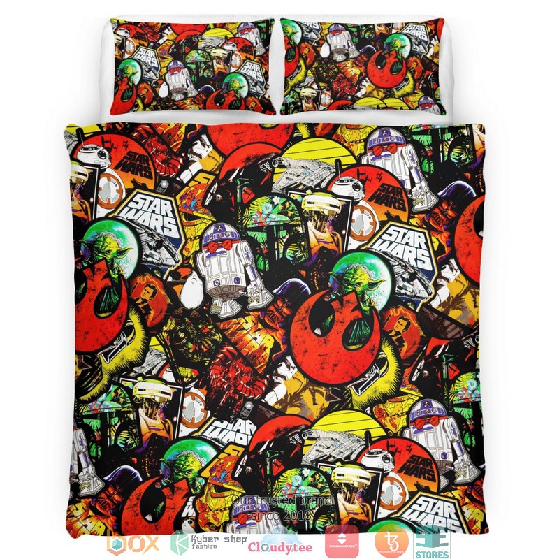 Star Wars Characters Color Bedding Set 1 2 3
