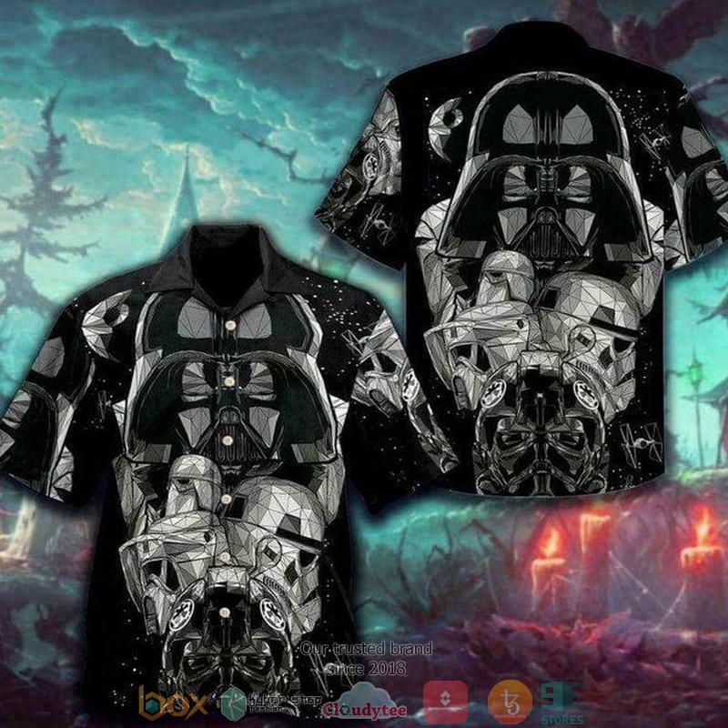 Star Wars Darth Vader Black Hawaiian 3D Shirt 1 Star Wars Darth Vader Black Hawaiian 3D Shirt