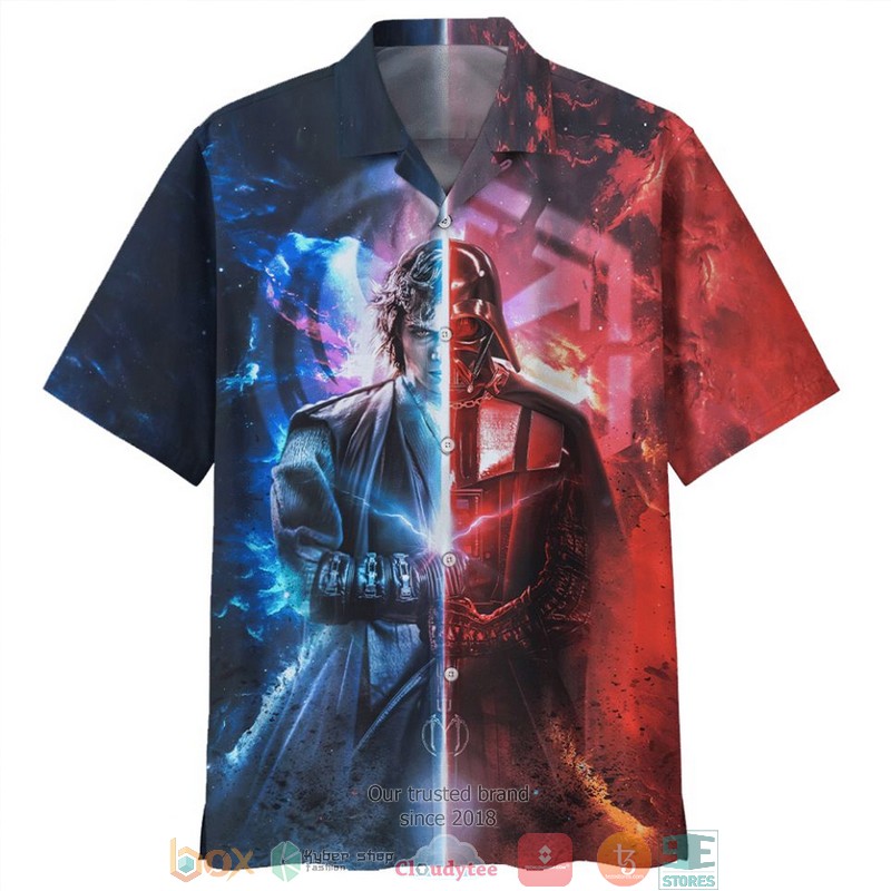 Star Wars Darth Vader Han Solo Hawaiian 3D Shirt 2 Star Wars Darth Vader Han Solo Hawaiian 3D Shirt