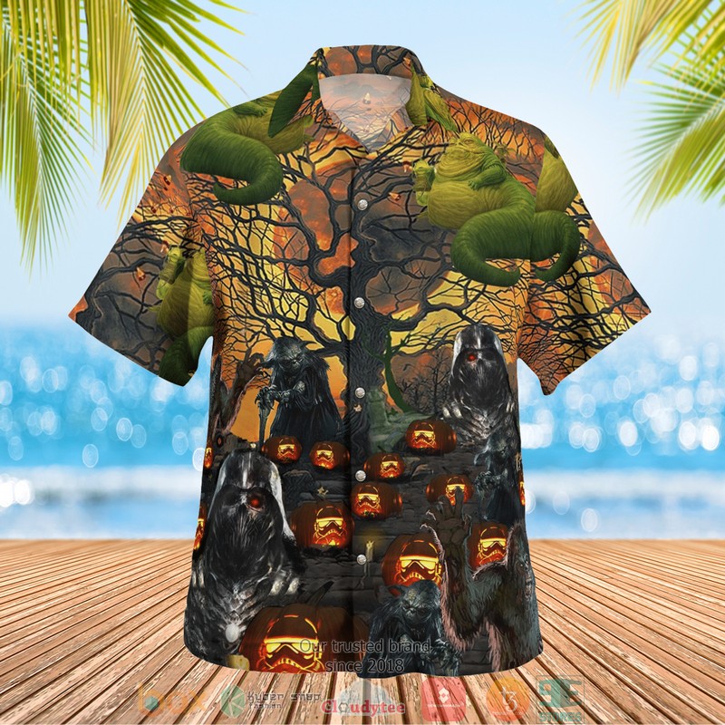 Star Wars Darth Vader into the wood Hawaiian 3D Shirt