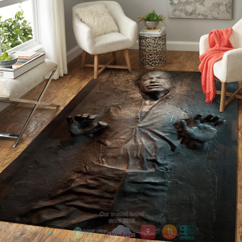 Star Wars Han Solo in carbonite rug