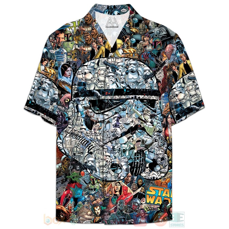 BEST Star Wars Movies 3D Aloha Shirt 5 Star Wars Hawaiian Shirt