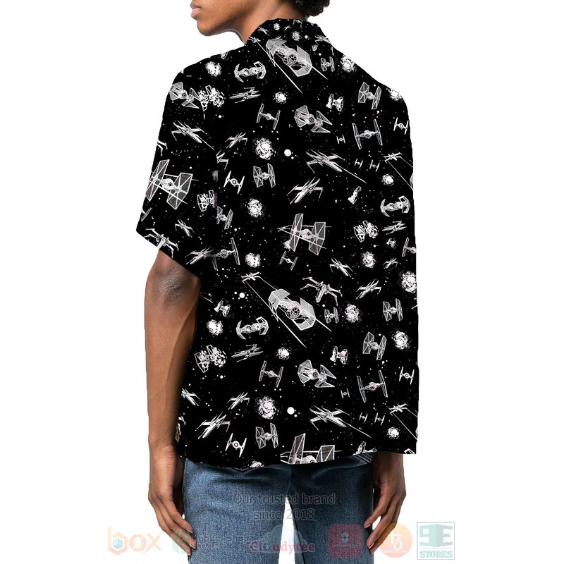 BEST Star Wars Movies Ship 3D Aloha Shirt 3 Star Wars Ship Hawaiian Shirt 1 2