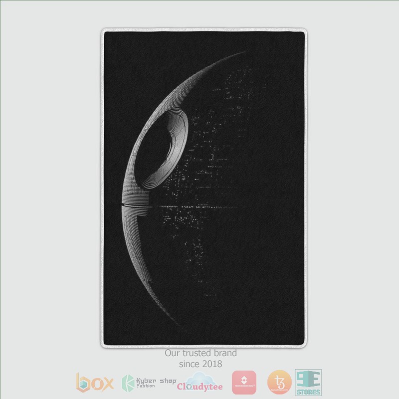 BEST Star Wars Teppich Todesstern black rectangle carpet 5 Star Wars Teppich Todesstern black rug 1 2 3 4