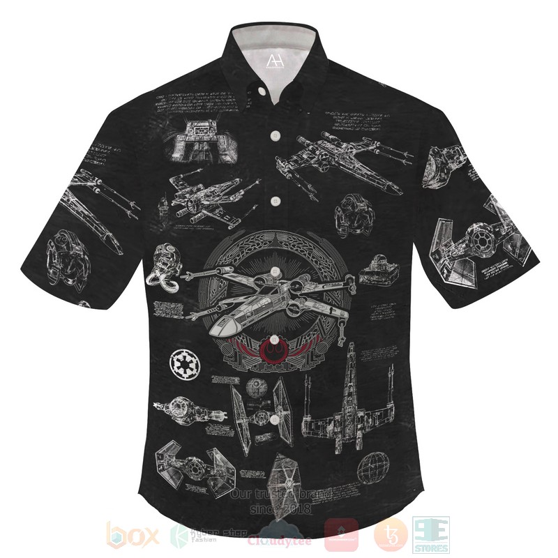 Star Wars X Wing Fighter Hawaiian Shirt
