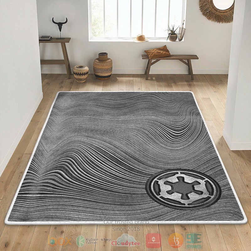 BEST Star Wars grey rectangle carpet 3 Star Wars grey rug 1 2