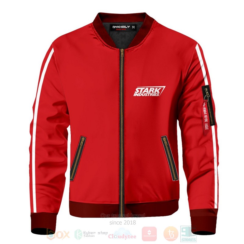 BEST Stark Industries 3D Zipper Bomber Jacket