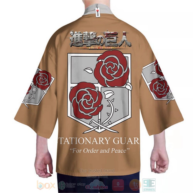 Stationary Guard Attack On Titan Anime Inspired Kimono 1