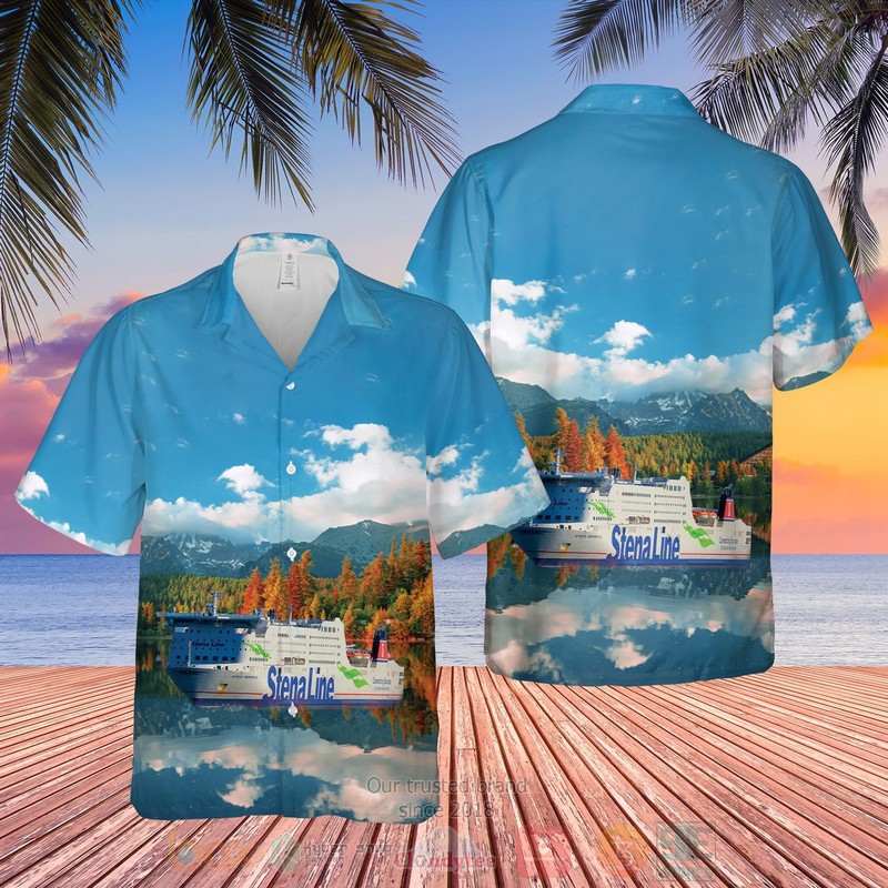 Stena Line MS Stena Germanica Blue Hawaiian Shirt