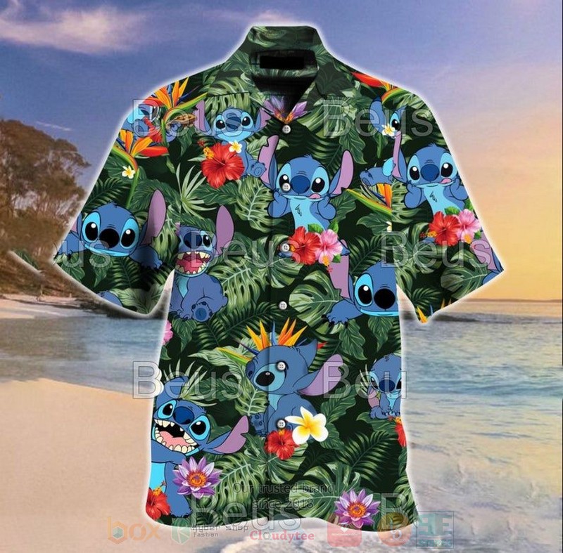 BEST Stitch Cartoon Lilo And Stitch Hot Summer All Over Print Aloha Shirt 3 Stitch Cartoon Lilo And Stitch Hot Summer Short Sleeve Hawaiian Shirt