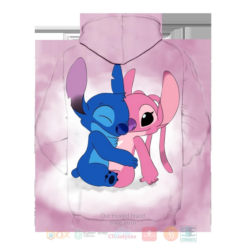 BEST Stitch & Angel 3D T-Shirt, Hoodies 2 Stitch Angel 3D Hoodie Shirt 1
