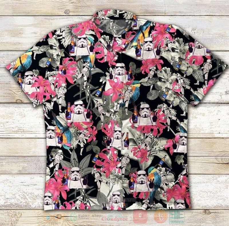 Stormtrooper Tropical Short Sleeve Hawaiian Shirt