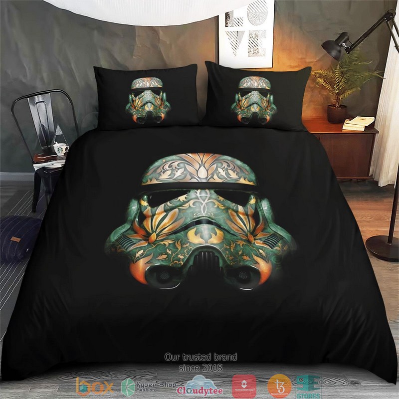 Stormtrooper tatoo flower Bedding Set